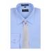 Silver Mens Solid Tie Regular