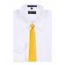 Gold Mens Solid Tie Regular