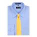 Yellow Mens Solid Tie Regular