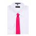 Fuchsia Mens Solid Tie Regular