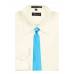 Turquoise Mens Solid Tie Regular