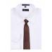 Cocoa Brown Solid Tie Regular