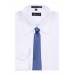 Solid Mens Tie Steel Blue Regular