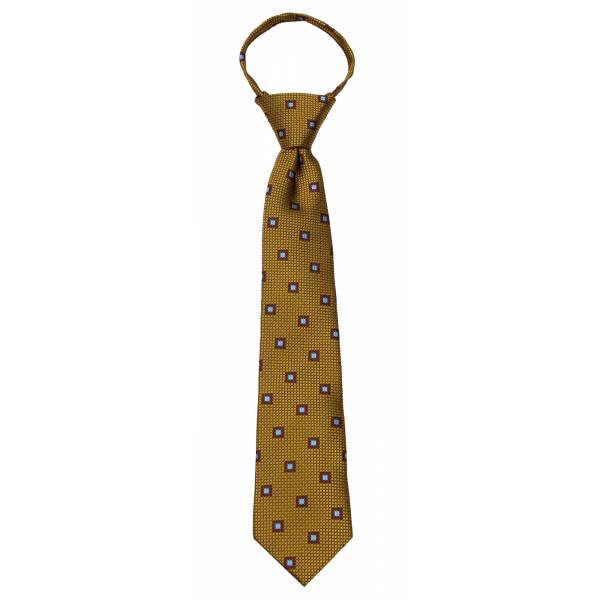 Gold Boys 14 inch Zipper Tie Zipper Tie 14 inch