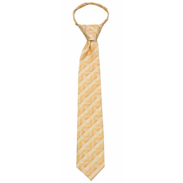 Yellow Boys 14 inch Zipper Tie Zipper Tie 14 inch