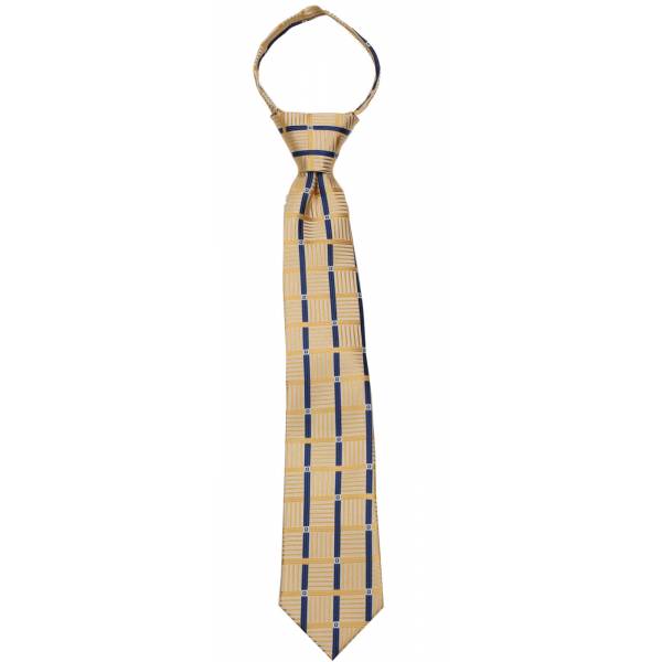 Yellow Boys 14 inch Zipper Tie Zipper Tie 14 inch