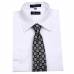 Gray Zipper Tie Regular Length Zipper Tie