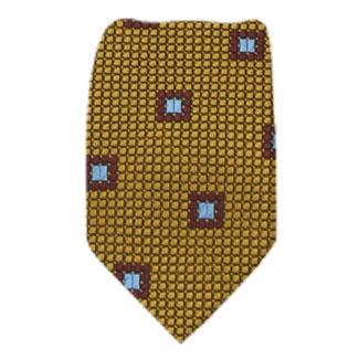 Gold Zipper Tie Regular Length Zipper Tie