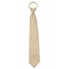 Peach Zipper Tie Regular Length Zipper Tie