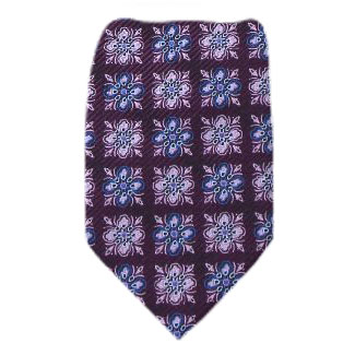 Magenta Zipper Tie Regular Length Zipper Tie