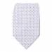 Silver Zipper Tie Regular Length Zipper Tie