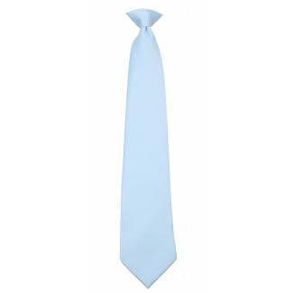 Boys Sky Clip on Tie Clip On Ties