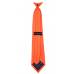 Boys Orange Clip on Tie Clip On Ties