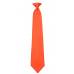 Boys Orange Clip on Tie Clip On Ties