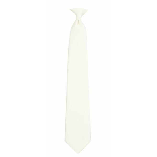 Cream Boys Clip on Tie Clip On Ties
