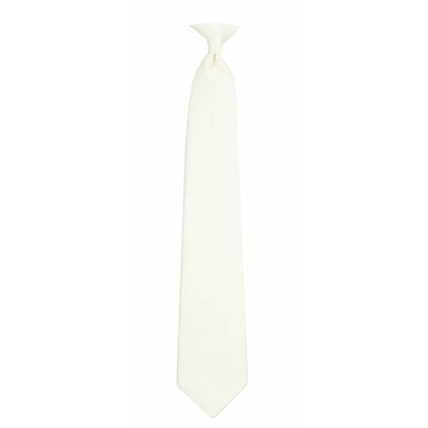 Cream Boys Clip on Tie Clip On Ties