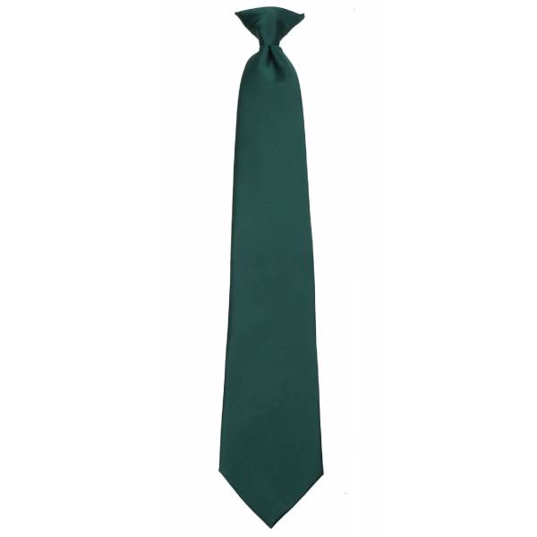 Boys Hunter Green Clip on Tie Clip On Ties