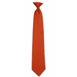 Rust Boys Clip on Tie Clip On Ties