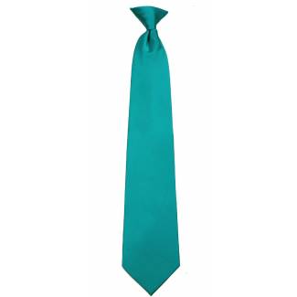 Boys Teal Clip on Tie Clip On Ties