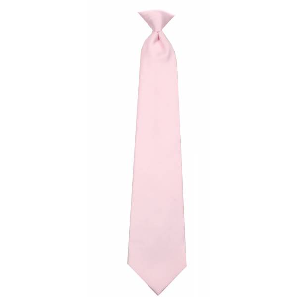 Boys Pink Clip on Tie Clip On Ties