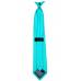 Turquoise Boys Clip on Tie Clip On Ties