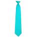 Turquoise Boys Clip on Tie Clip On Ties