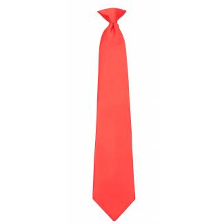 Boys Coral Clip on Tie Clip On Ties