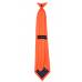 Orange XL Clip on Tie Clip On Ties