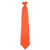 Orange Clip on Tie Clip On Ties