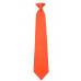 Orange Clip on Tie Clip On Ties
