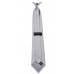 Silver Clip on Tie Clip On Ties