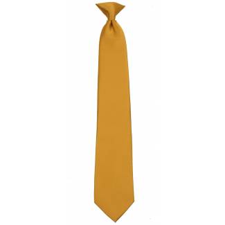 Gold Clip on Tie Mens Clip On Ties