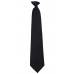 Black XL Clip on Tie Clip On Ties