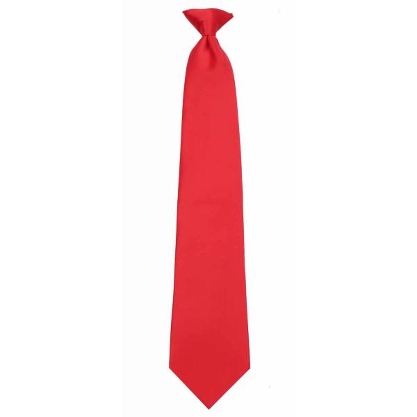 Red XL Clip on Tie Clip On Ties