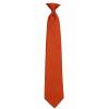 Rust Clip on Tie Mens Clip On Ties