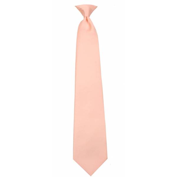 Peach XL Clip on Tie Clip On Ties