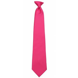Fuschsia Pink XL Clip on Tie Clip On Ties
