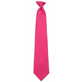 Fuschsia Pink Clip on Tie Clip On Ties