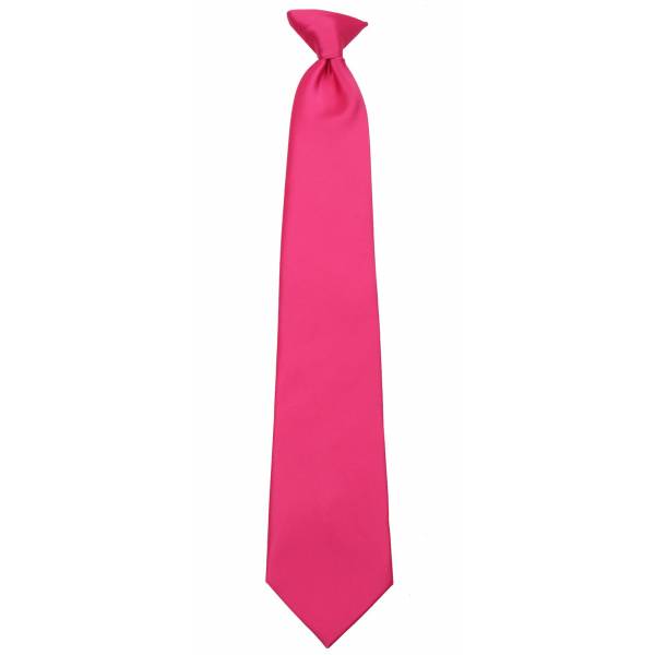 Fuschsia Pink XL Clip on Tie Clip On Ties