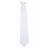 White XL Clip on Tie Clip On Ties