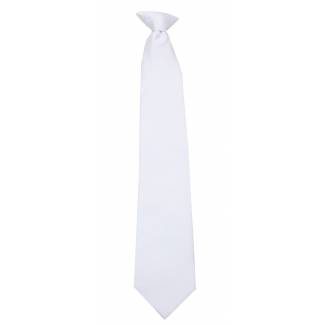 White XL Clip on Tie Clip On Ties