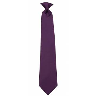 Eggplant XL Clip on Tie Clip On Ties