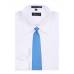 Steel Blue Clip on Tie Mens Clip On Ties