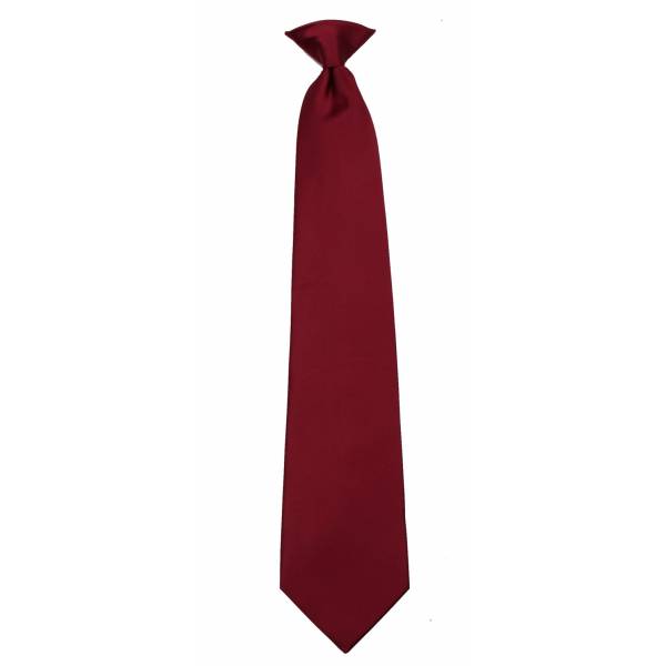 Burgundy Fleur-De-Lis Silk Necktie