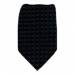 Black Solid Zipper Tie Regular Length Zipper Tie