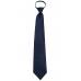 Navy Solid Zipper Tie Regular Length Zipper Tie