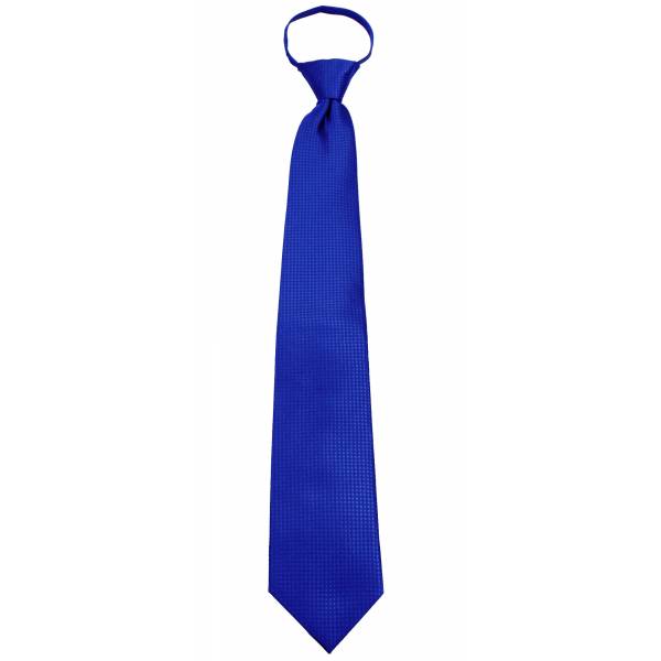 Royal Solid Zipper Tie Regular Length Zipper Tie