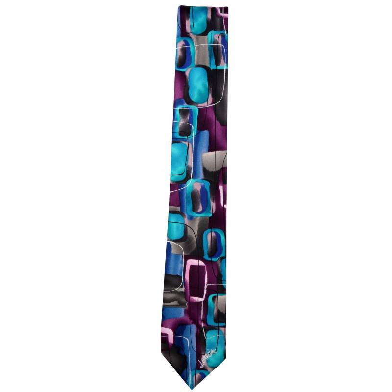 JG-XL-6239 Jerry Garcia XL Extra Long Big and Tall Mens Polyester Necktie Ties