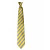 Gold Stripe Clip On Tie Mens Clip On Ties
