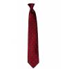 Burgundy Paisley Clip On Tie Mens Clip On Ties